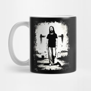 Jesus Walks With You Mug